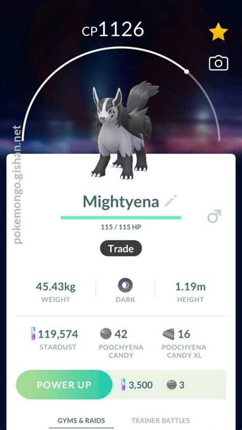 mightyena pokemon go|is mightyena a good pokemon.